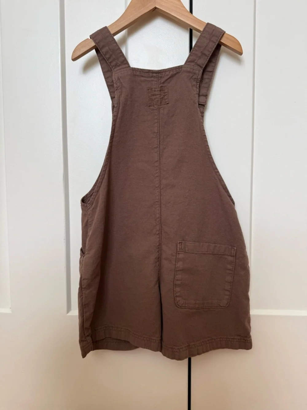Zara Chocolate Overall Shorts - Picture 2 of 2